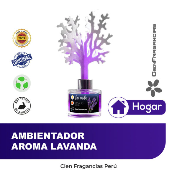 Ambientador para Casa Mikado Coral Aroma Lavanda 100ml Ambientador para Casa Mikado Coral Aroma Lavanda