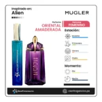Recuerda a Alien Mugler (2005) | Perfume de mujer de 55ml 3 Alien Mugler Ficha de perfume