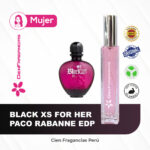 Inspirado en Black XS for Her Paco Rabanne Edp