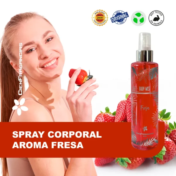 Body Mist Aroma Fresa