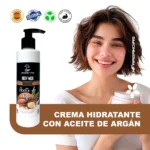 Crema Corporal Hidratante con Aceite de Argán 200ml