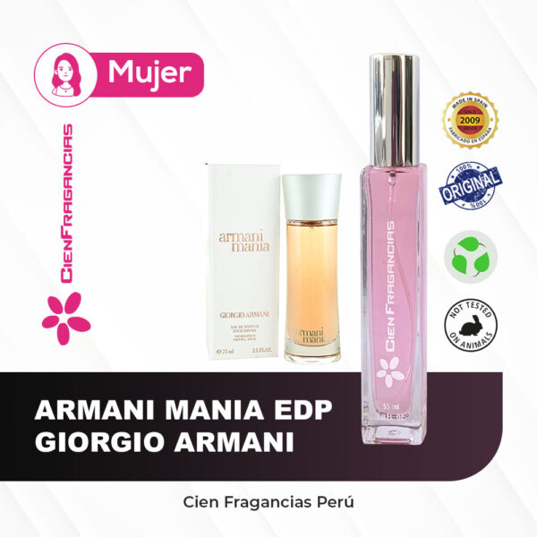 Inspirado en Armani Mania EDP