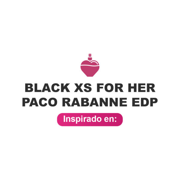Inspirado en Black XS for Her Paco Rabanne Edp