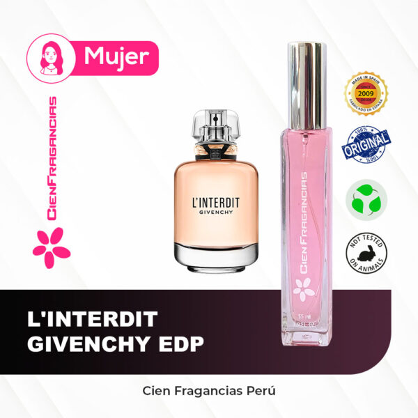 L'Interdit Givenchy Edp Inspirado en L'Interdit Givenchy Edp