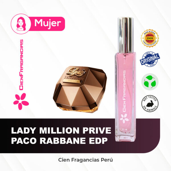 Inspirado en Lady Million Prive Paco Rabanne Edp
