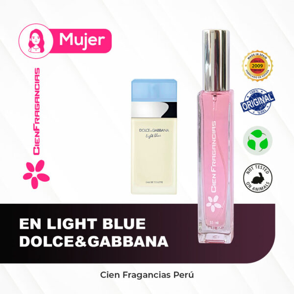 Light Blue Women Dolce&Gabbana Edp Inspirado en Light Blue Women Dolce&Gabbana Edp