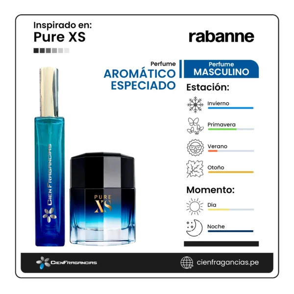 Pure XS Rabanne 002 Pure XS Rabanne ficha de perfume