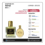 Recuerda a Sensi Giorgio Armani (2002) | Perfume de mujer de 55ml 3 Sensi Giorgio Armani ficha de perfume