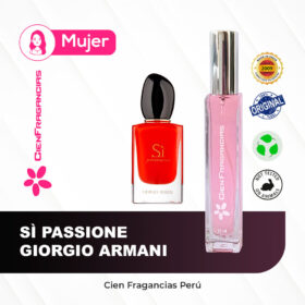 Inspirado en Sì Passione Giorgio Armani Edp