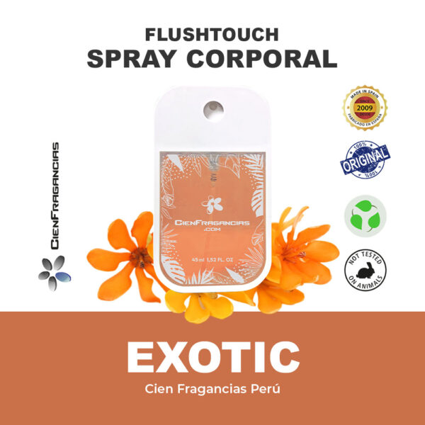 Spray Corporal Body Mist FlushTouch Exotic