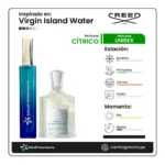Recuerda a Virgin Island Water Creed (2007) | Perfume unisex de 55ml 2 Virgin Island Water Creed F Tecnica