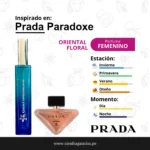 inspirado en Prada Paradoxe