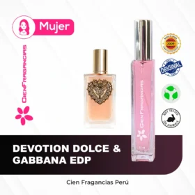 Perfumes de Imitación vs. Perfumes de Equivalencia 7 Inspirado en Devotion Dolce & Gabbana (2023)